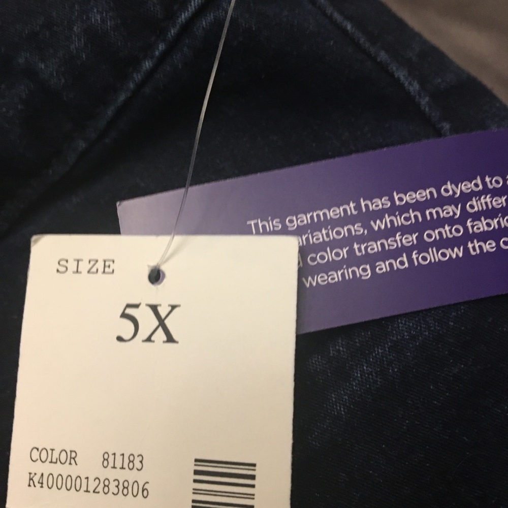 Catherine denim short size 5x
